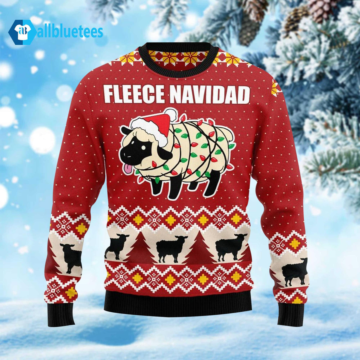 Fleece Navidad Ugly Christmas Sweater