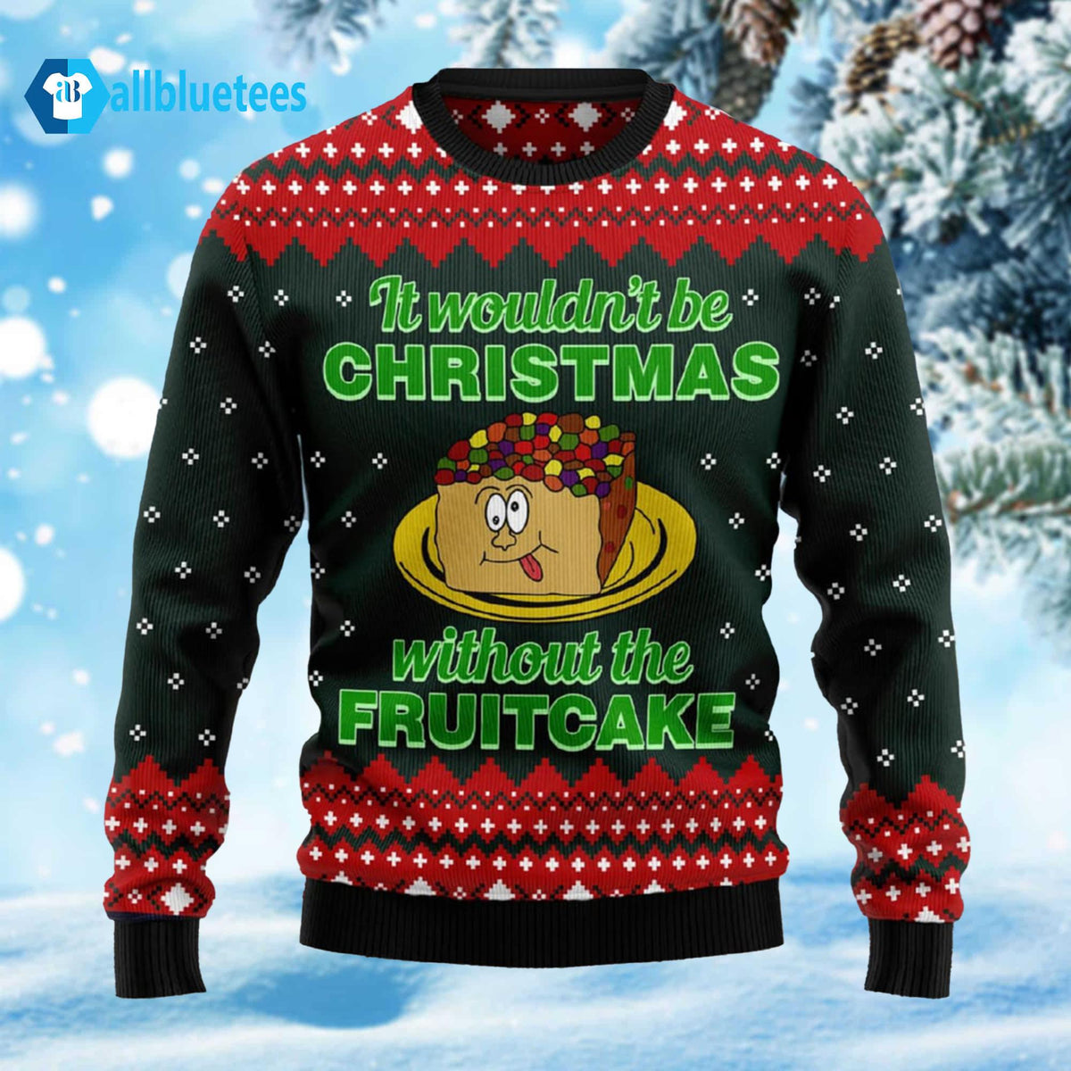 Food Cake Ugly Christmas Sweater