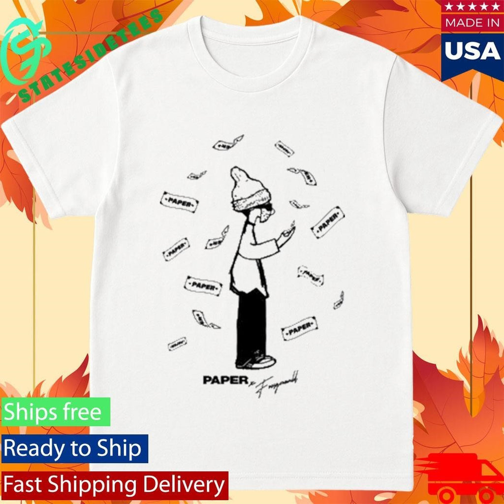 Foos Get Paper White Shirt