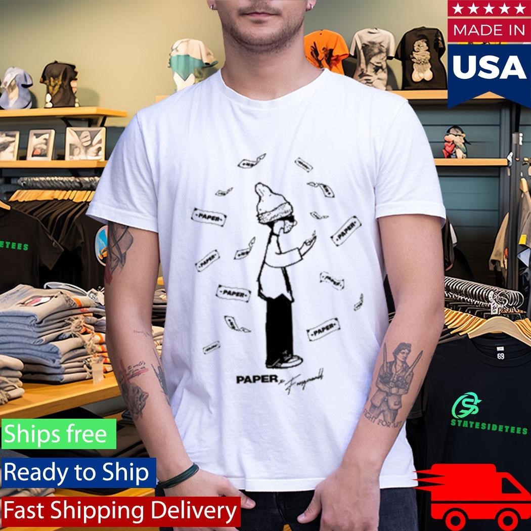 Foos Get Paper White Shirt