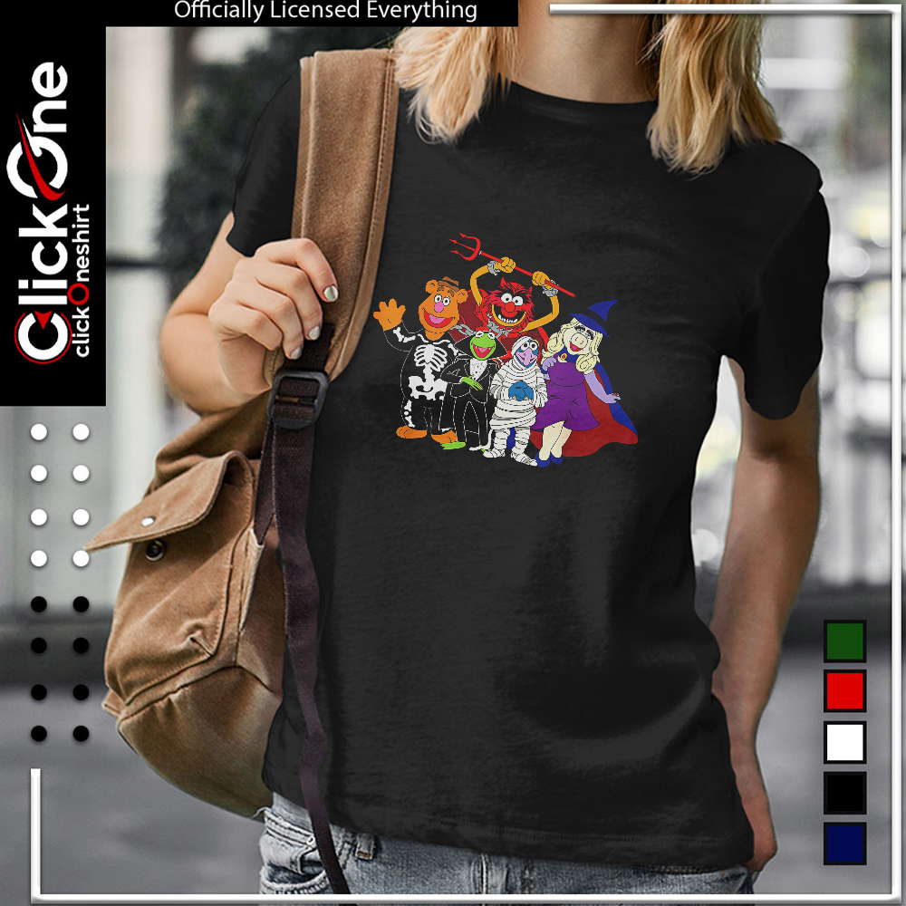 Fozzie Bear Kermit Animal Gonzo Miss Piggy The Muppets Halloween shirt
