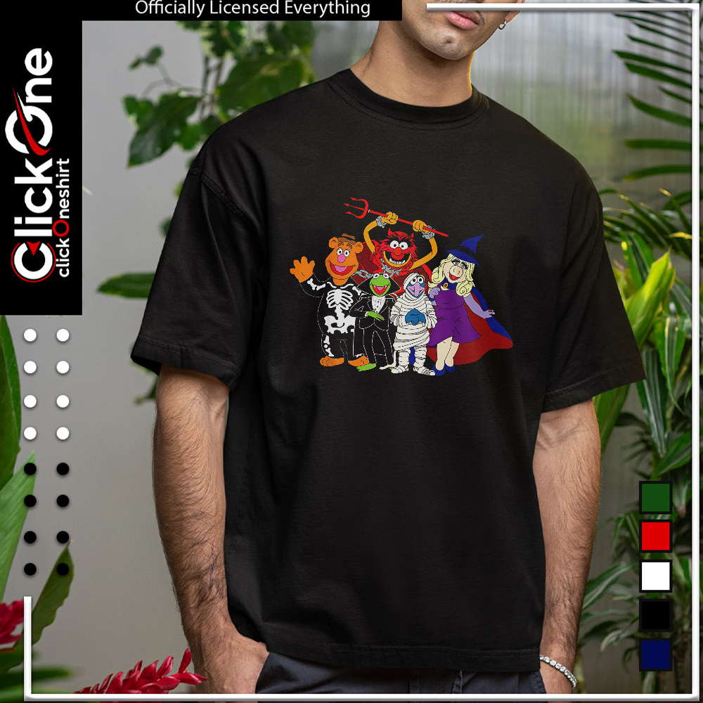 Fozzie Bear Kermit Animal Gonzo Miss Piggy The Muppets Halloween shirt