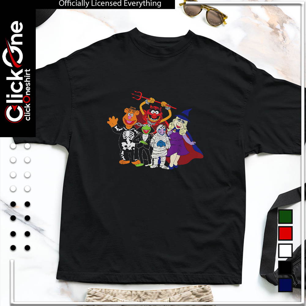 Fozzie Bear Kermit Animal Gonzo Miss Piggy The Muppets Halloween shirt