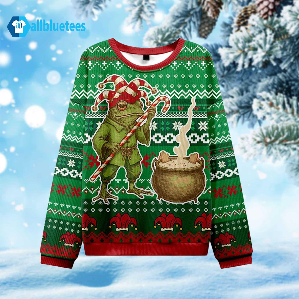 Frog Ugly Christmas Sweater