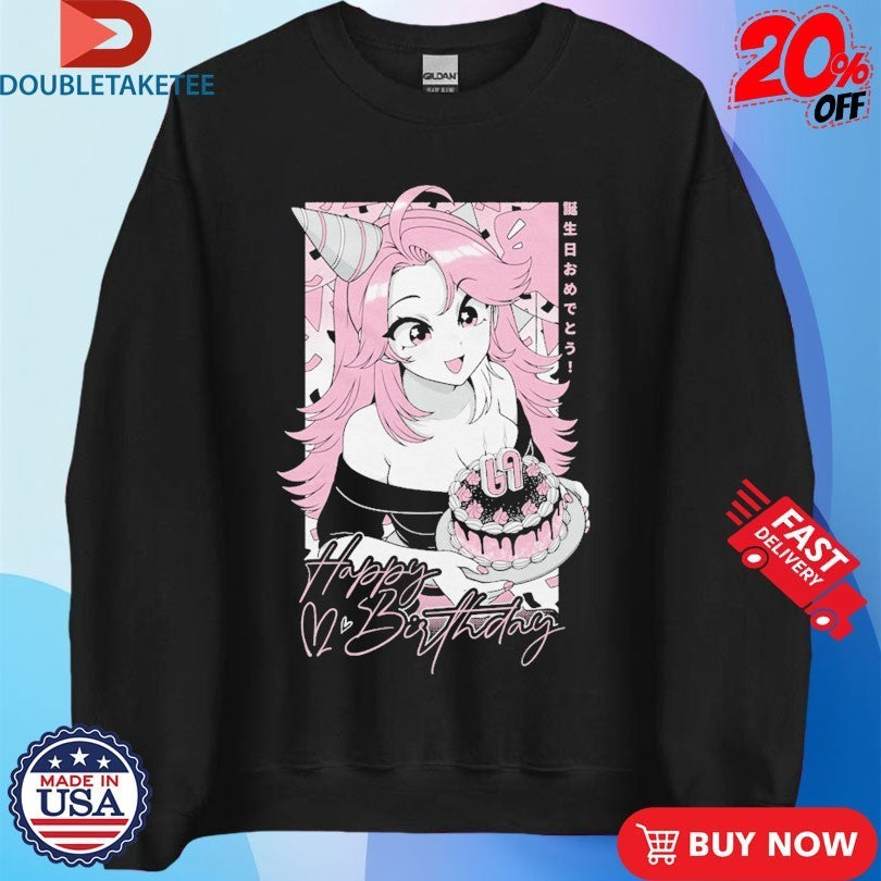 Gamer Supps Waifu Happy Birthday Girl Shirts