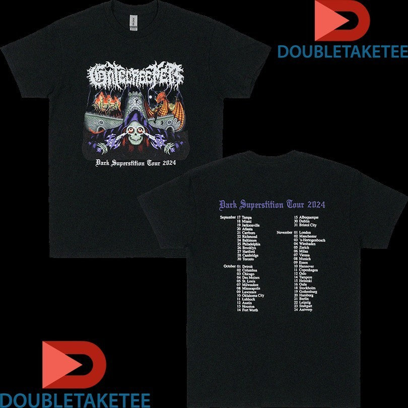 Gatecreeper Dark Superstition Tour 2024 Dates Shirts