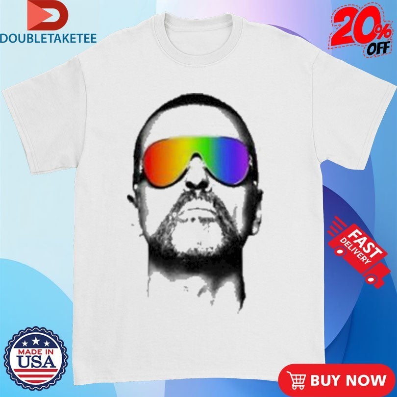 George Michael Pride Glasses Head Shirts