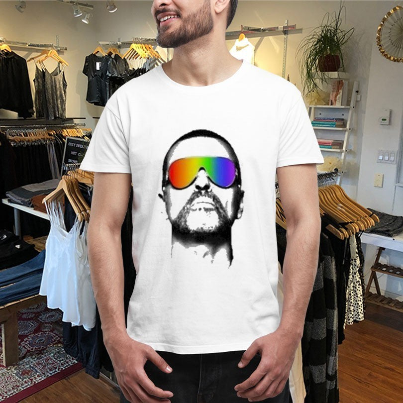 George Michael Pride Glasses Head Shirts