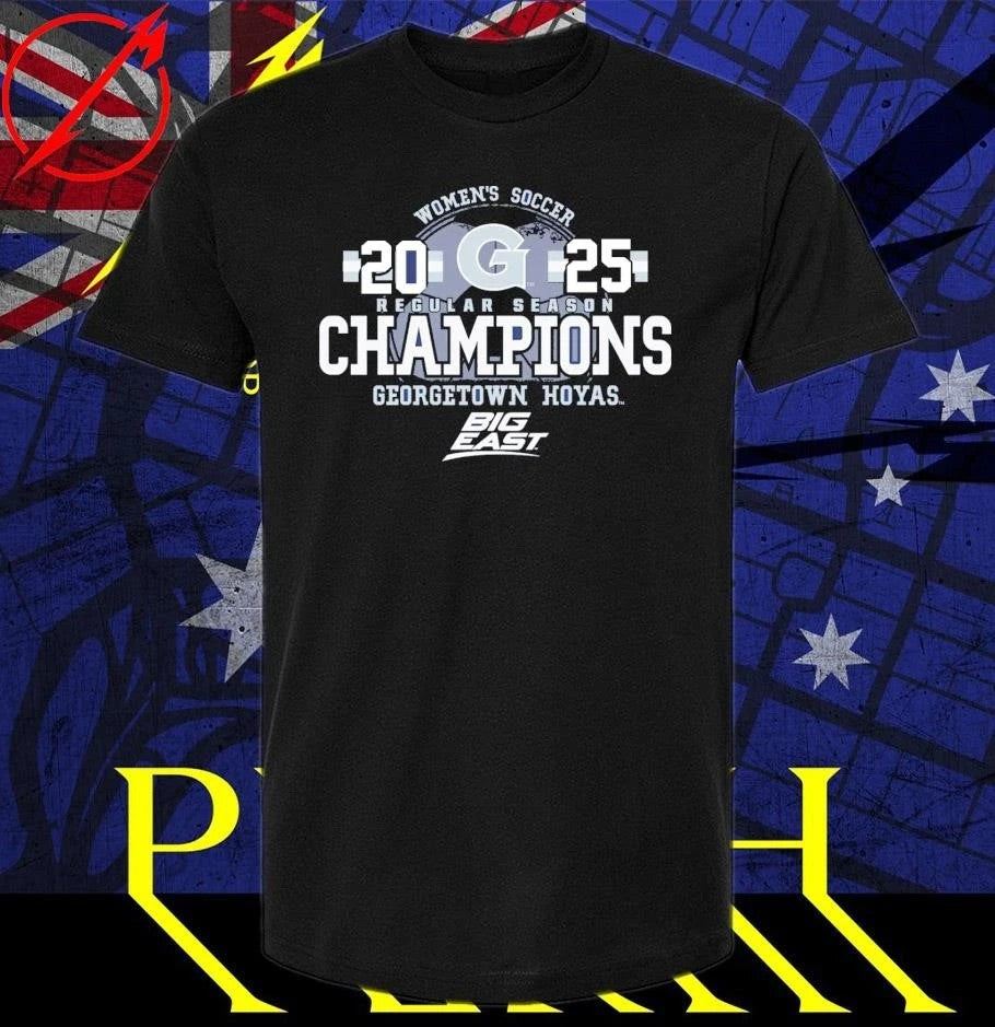 Georgetown Hoyas 2025 Big East Women’s Soccer Regular Season Champions T-Shirt
