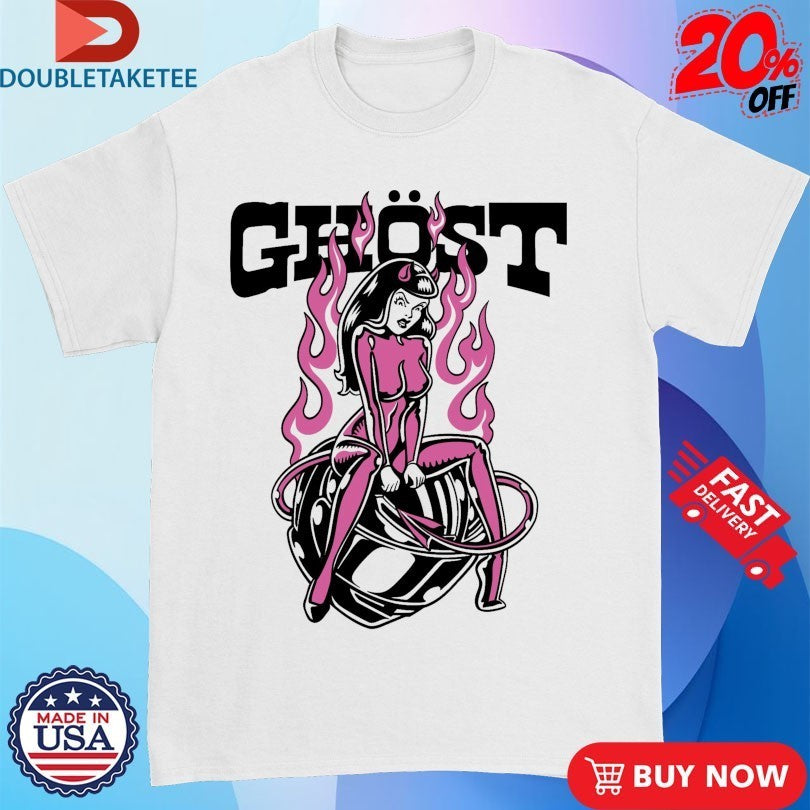 Ghost Racing Girl Helmet Shirts
