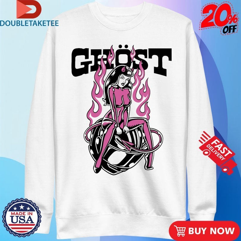 Ghost Racing Girl Helmet Shirts