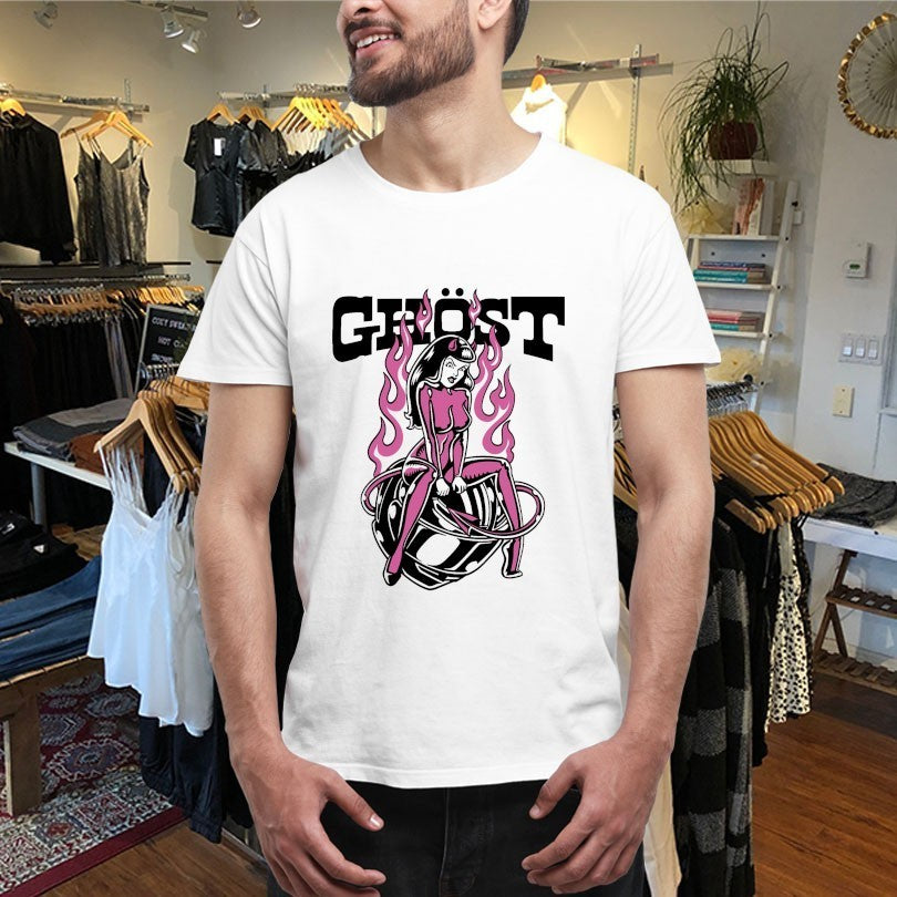 Ghost Racing Girl Helmet Shirts