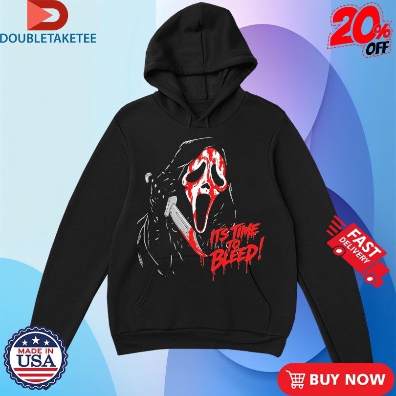 Ghostface It’s Time To Bleed Bleeding Shirts