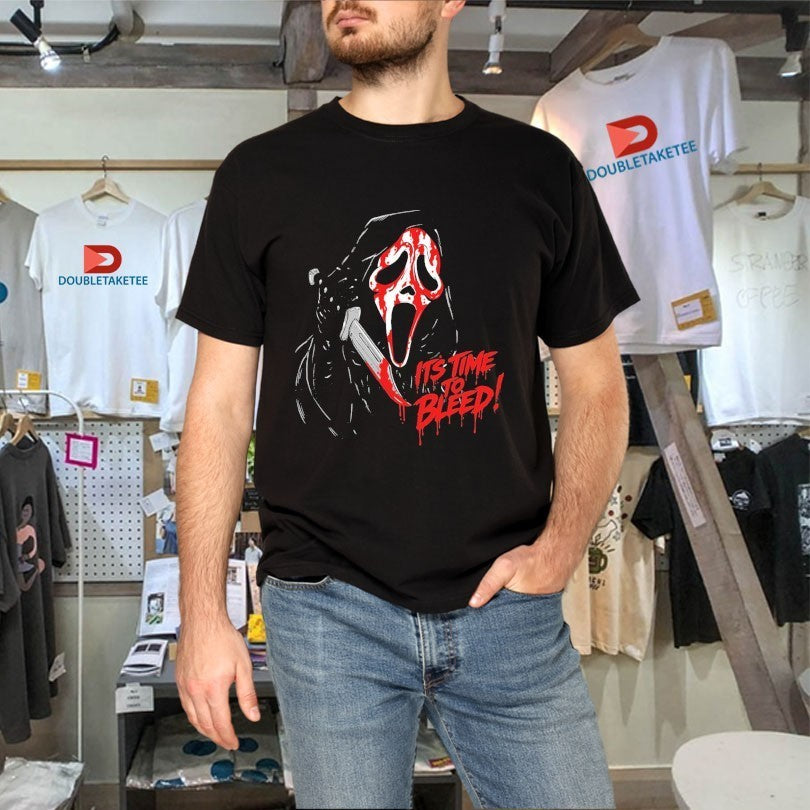 Ghostface It’s Time To Bleed Bleeding Shirts