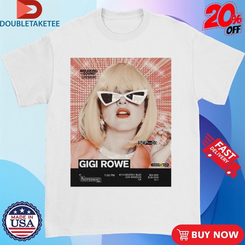 Gigi Rowe x Breaking Sound Shirts