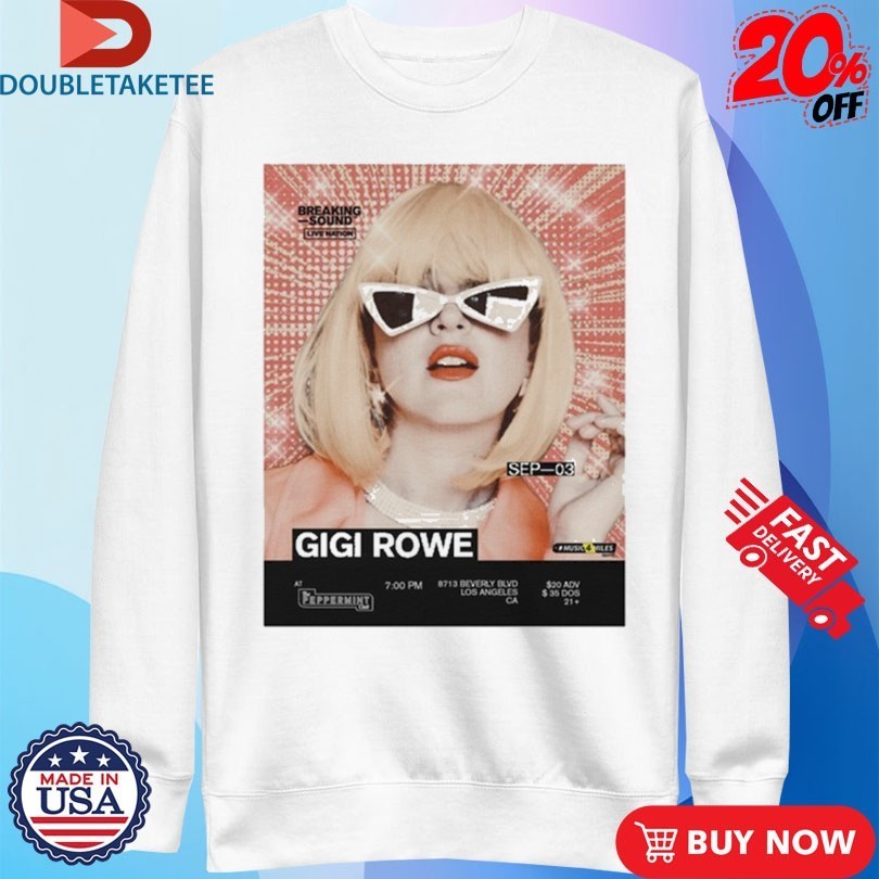 Gigi Rowe x Breaking Sound Shirts