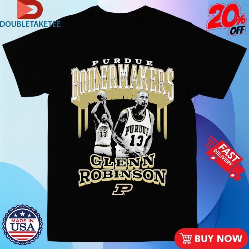 Glenn Robinson Player Posture Purdue Boilermakers Basketball Shirts