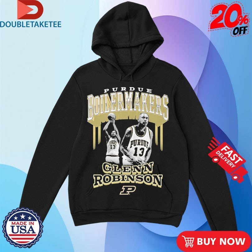 Glenn Robinson Player Posture Purdue Boilermakers Basketball Shirts