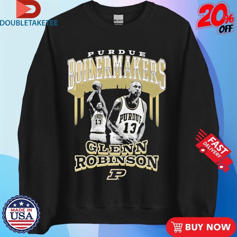 Glenn Robinson Player Posture Purdue Boilermakers Basketball Shirts