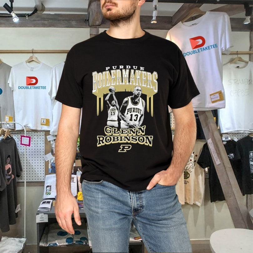 Glenn Robinson Player Posture Purdue Boilermakers Basketball Shirts
