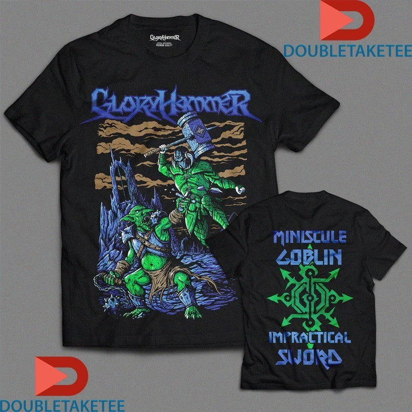 Gloryhammer Miniscule Goblin Impractical Sword Shirts
