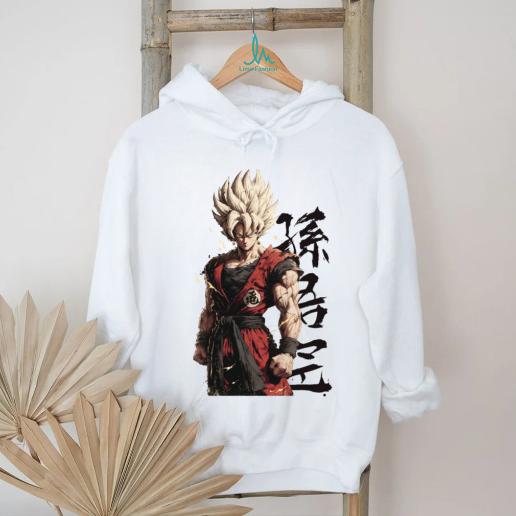 Goku Super Saiyan Japanese Kanji Streetwear T Shirt