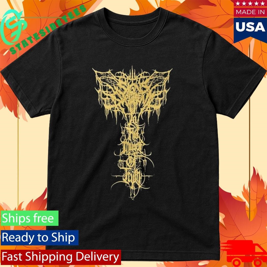 Gold Foil ‘To Rid Myself Of Truth’ Logo Combo Shirt