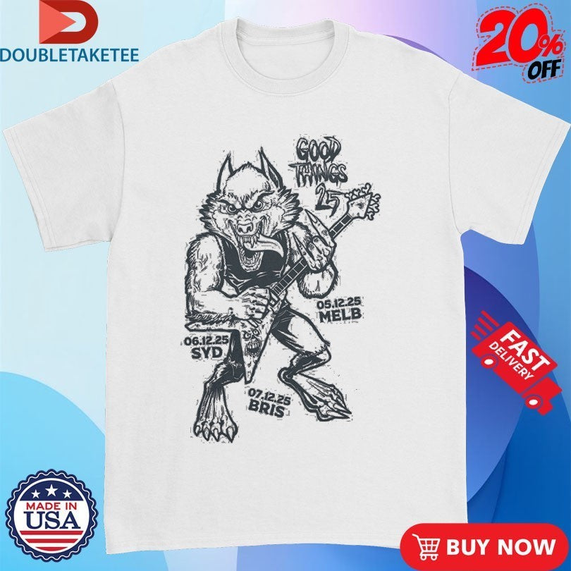 Good Things Wolfman Guitar Rock Shirts