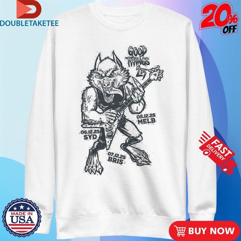 Good Things Wolfman Guitar Rock Shirts