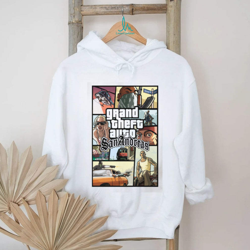 Grand Theft Auto San Andreas GTA Vintage Loading Screen Tee