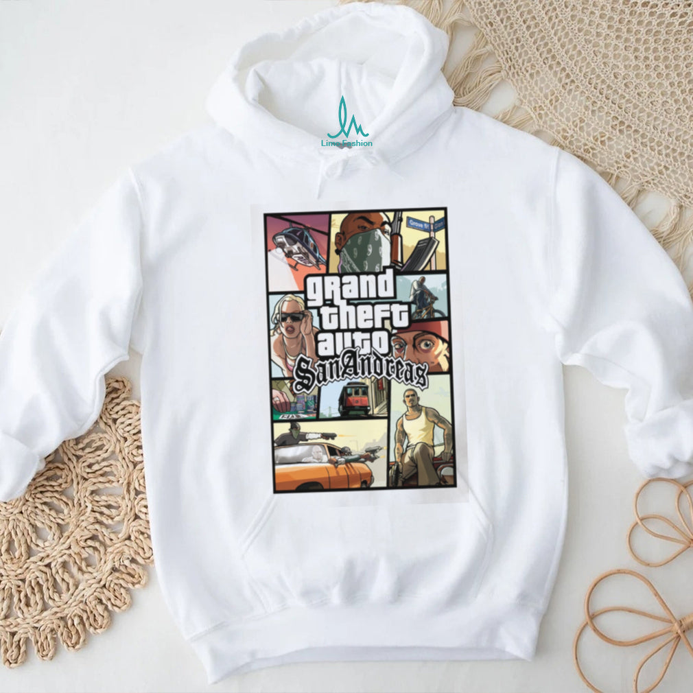 Grand Theft Auto San Andreas GTA Vintage Loading Screen Tee