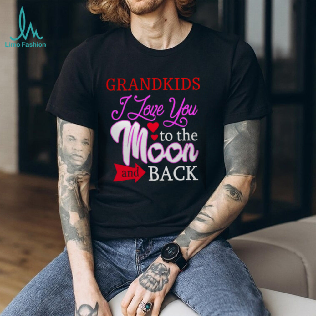 Grandkids I Love You To The Moon and Back Grandmother Gift Shirt