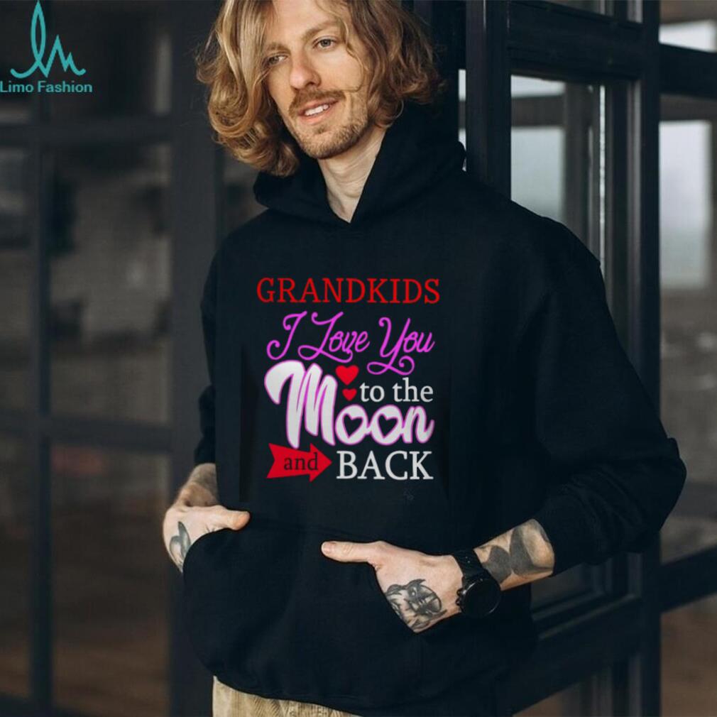 Grandkids I Love You To The Moon and Back Grandmother Gift Shirt