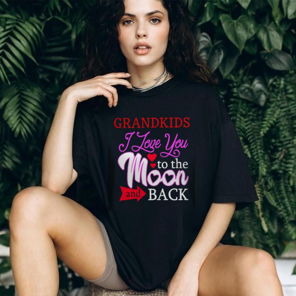 Grandkids I Love You To The Moon and Back Grandmother Gift Shirt