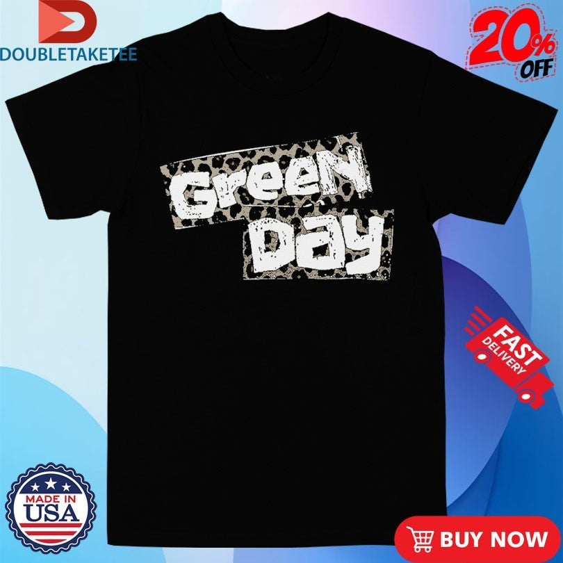 Green Day Cheetah Logo Shirts