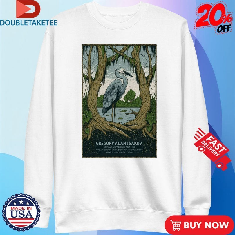 Gregory Alan Isakov AUS And New Zealand Tour 2026 Shirts