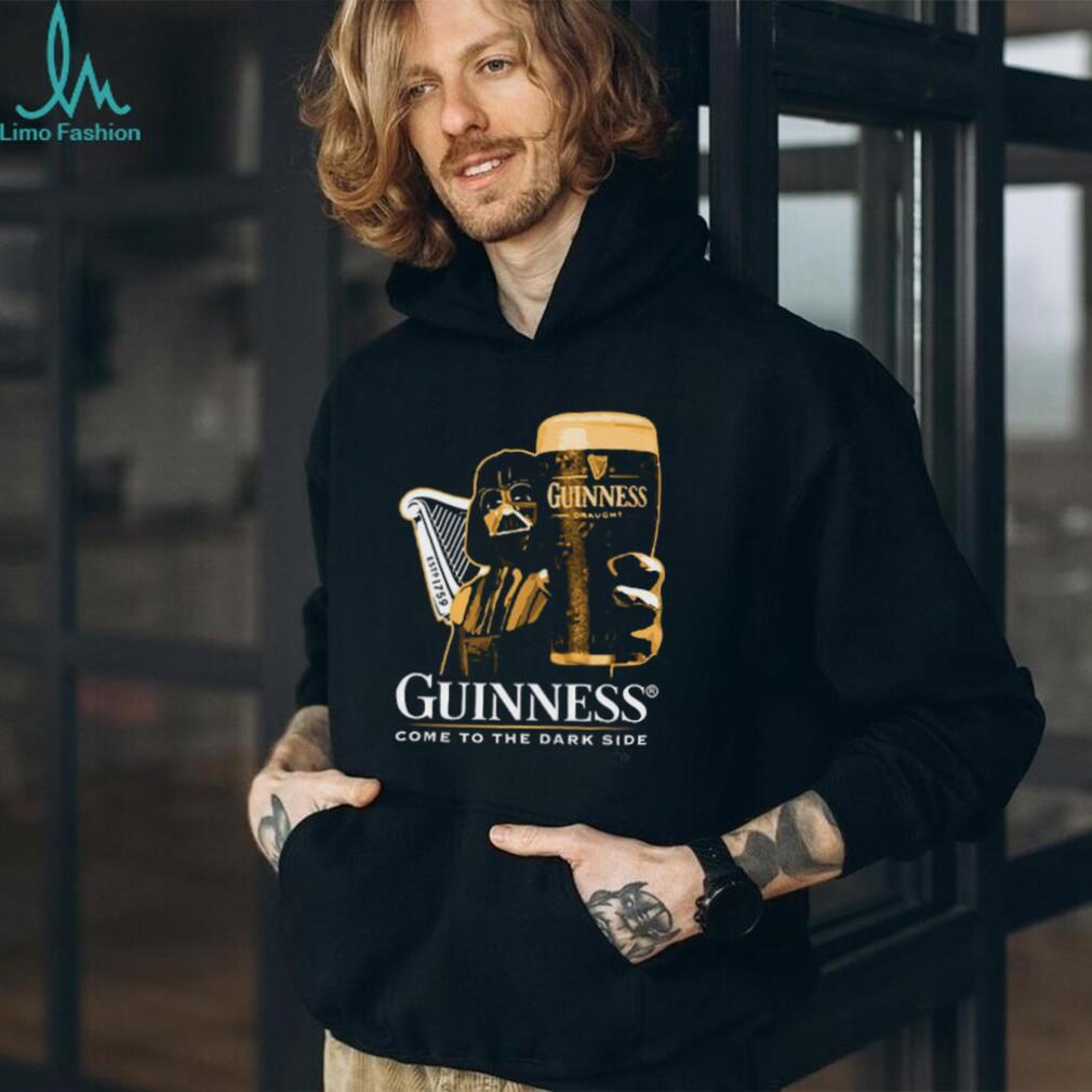 Guinness Beer Come To The Dark Side Darth Vader Mashup T Shirt