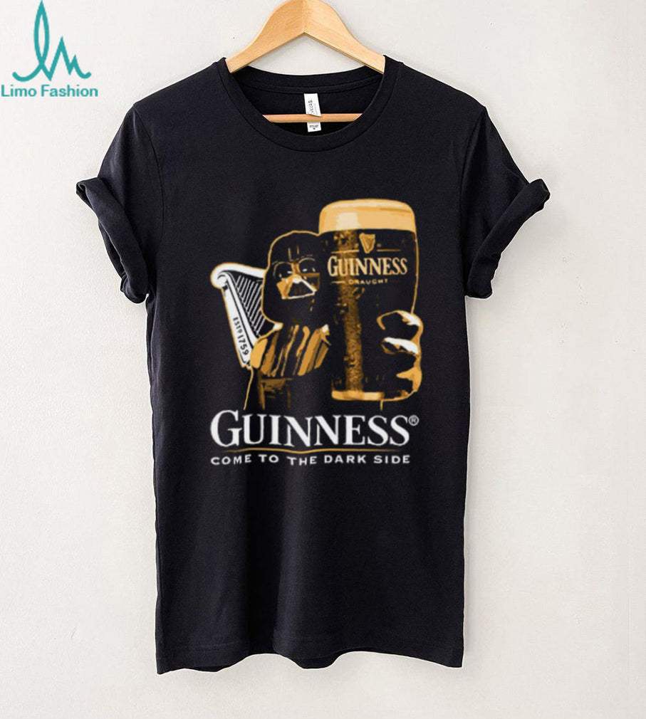 Guinness Beer Come To The Dark Side Darth Vader Mashup T Shirt