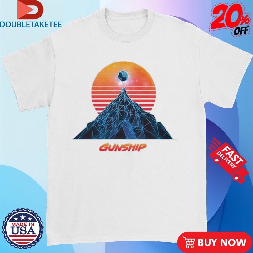 Gunship Sun And Mountain Shirts