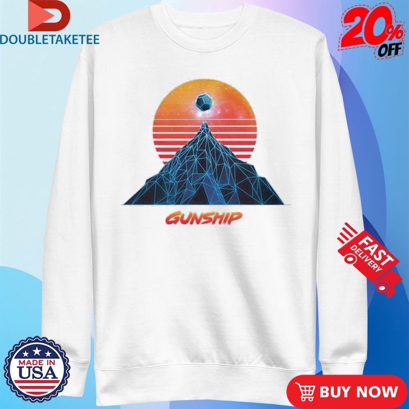 Gunship Sun And Mountain Shirts