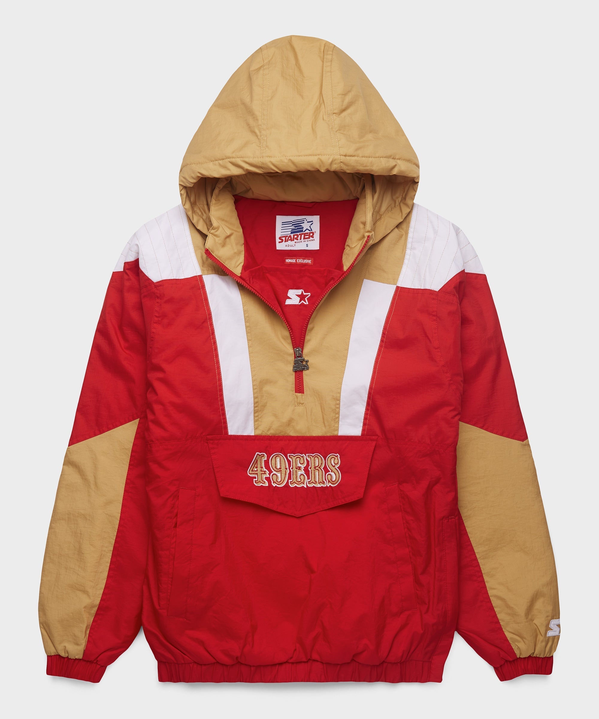 HOMAGE X Starter 49ers Pullover Jacket