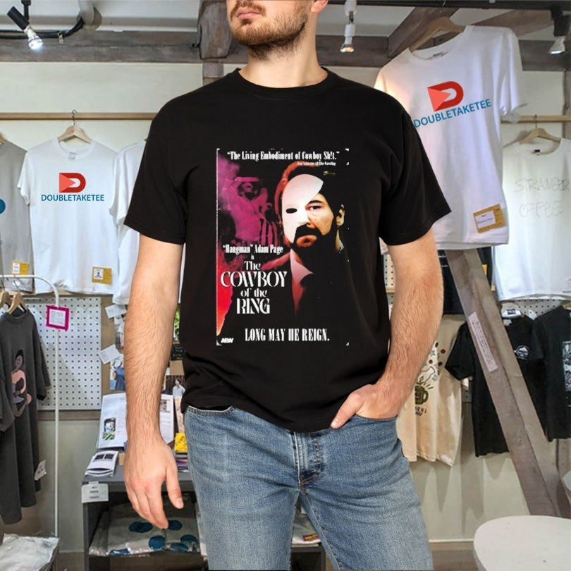 Hangman Adam Page The Cowboy Of The Ring AEW Shirts