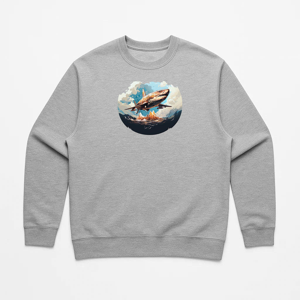 Unisex | Air Shark | Crewneck Sweatshirt