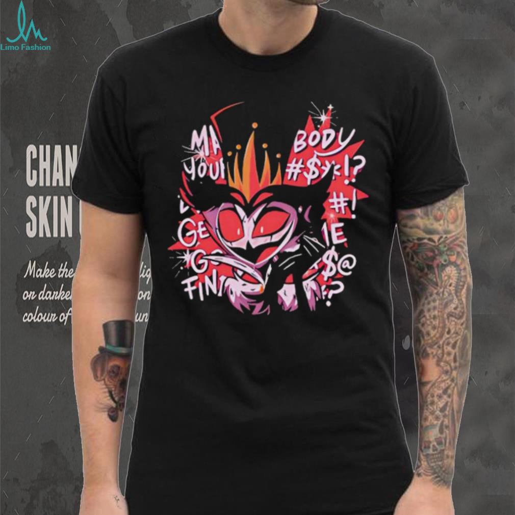 Helluva Boss Stolas “My Body Your Finishing” Artistic Graphic T Shirt