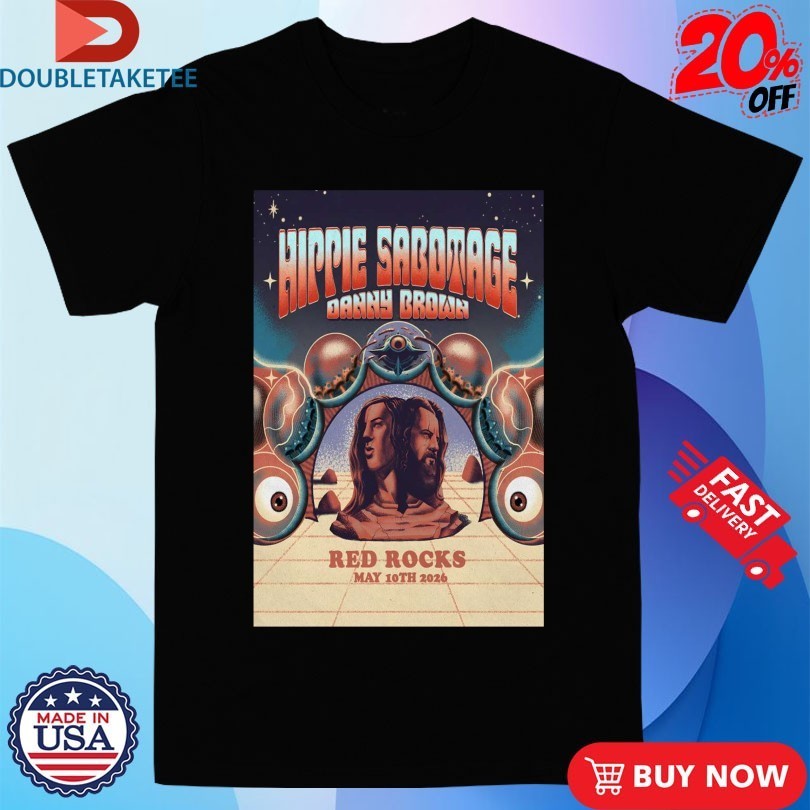 Hippie Sabotage May 10 2026 Red Rocks Amphitheatre in Morrison CO Shirts