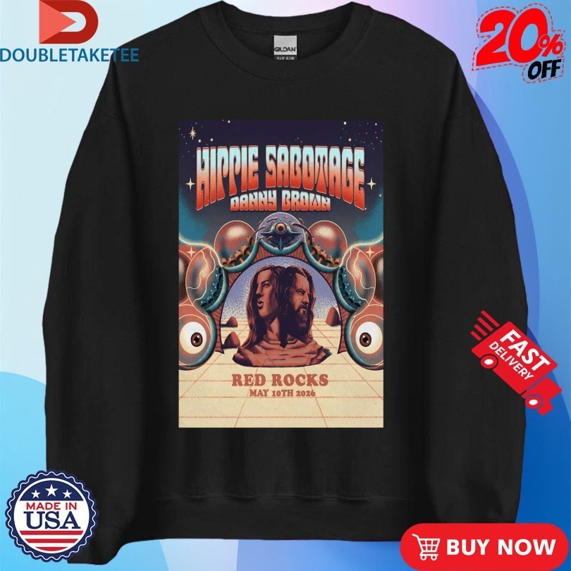 Hippie Sabotage May 10 2026 Red Rocks Amphitheatre in Morrison CO Shirts