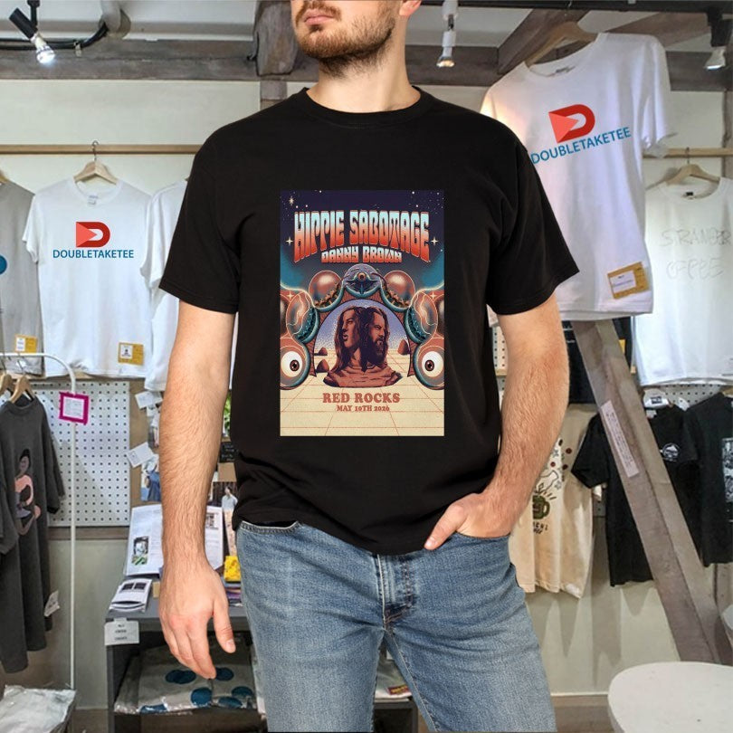 Hippie Sabotage May 10 2026 Red Rocks Amphitheatre in Morrison CO Shirts