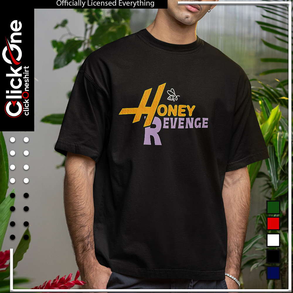 Honey Revenge bee logo shirt