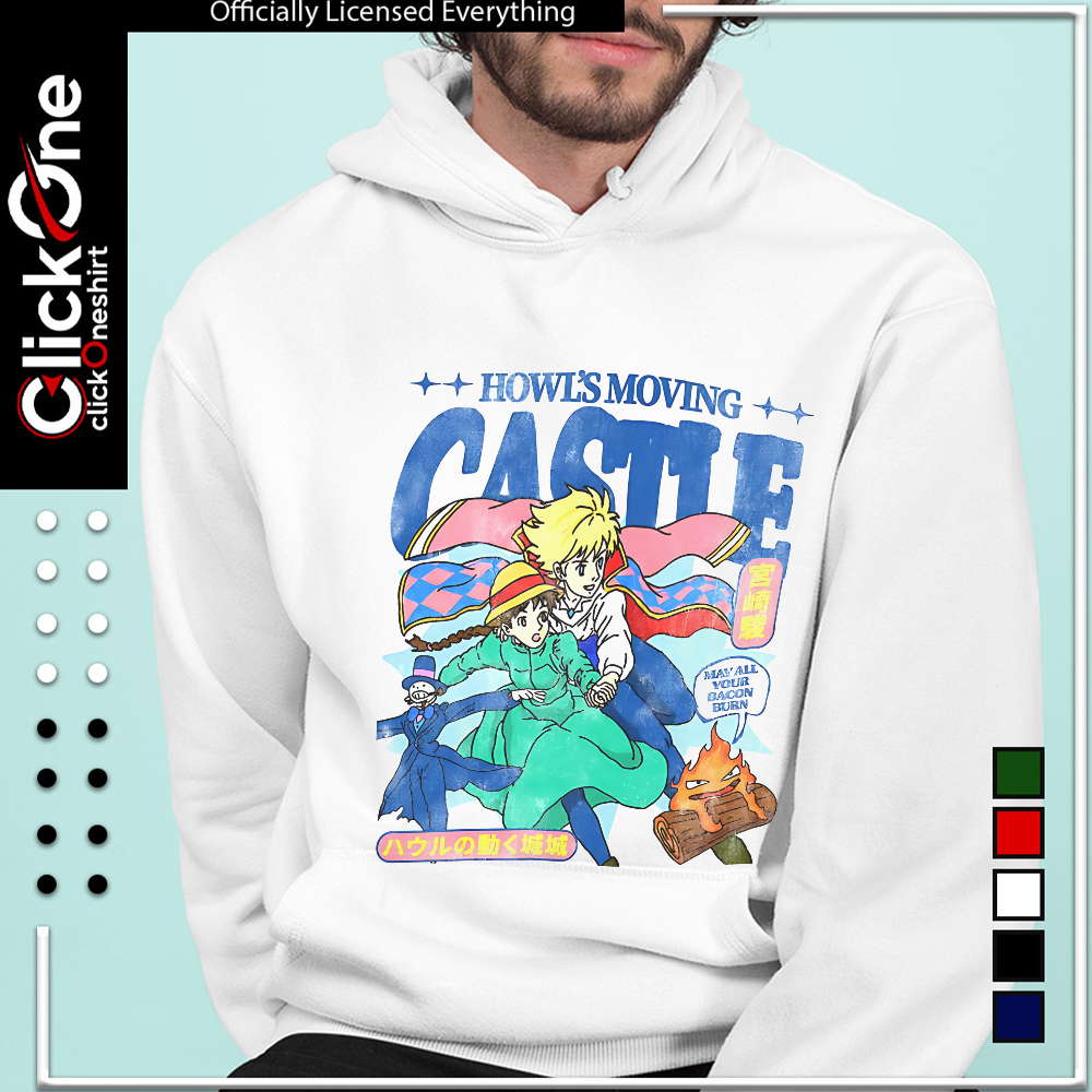 Howl and Sophie Turnip Head Calcifer Howl’s Moving Castle shirt
