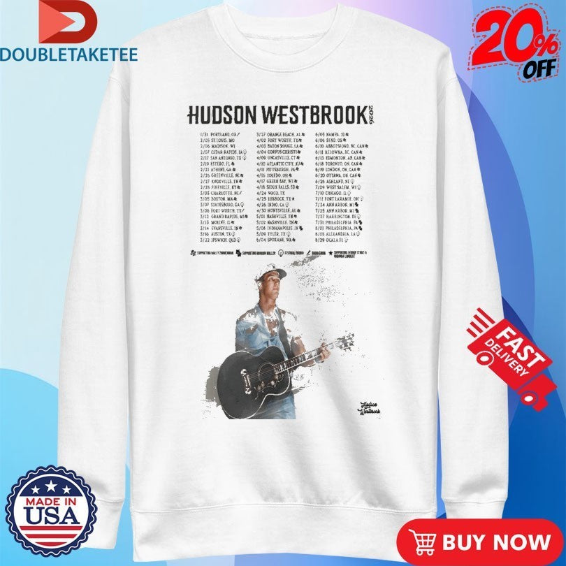 Hudson Westbrook Tour 2026 Shirts
